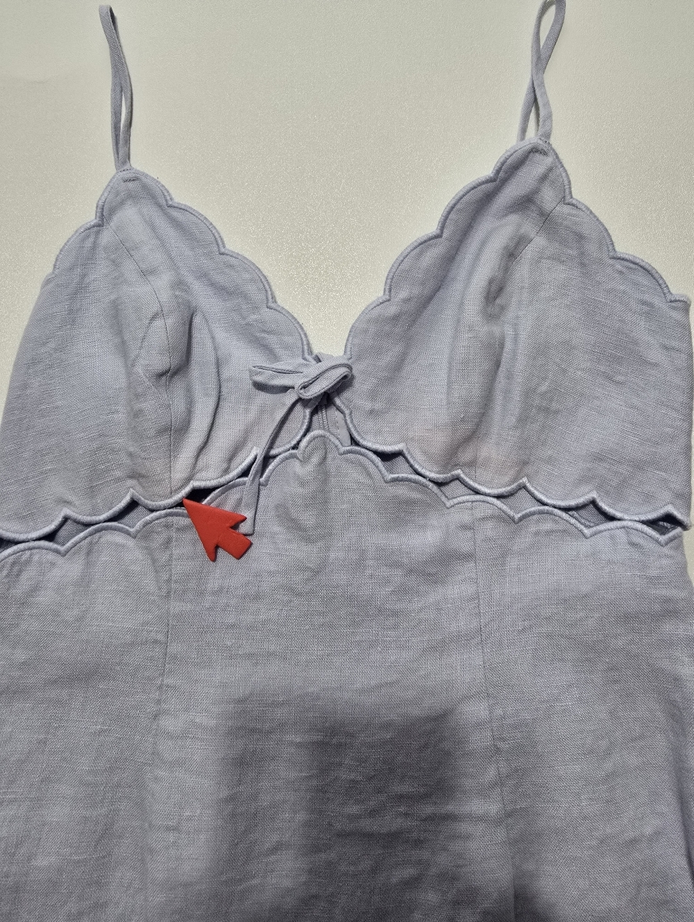 LoveShackFancy Sydow Dress Casual V-neck Sleeveless Size 2 - Picture 8 of 16